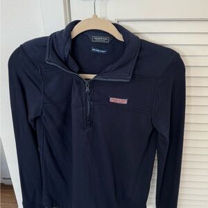 Vineyard Vines Dark Blue Quarter-Zip Pullover